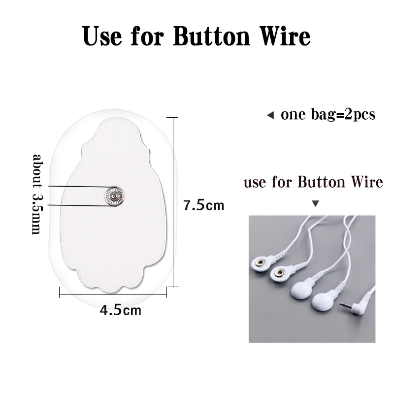 50 шт/100 шт Самоклеющиеся Сменные ДЕСЯТКИ электрод колодки для десятков