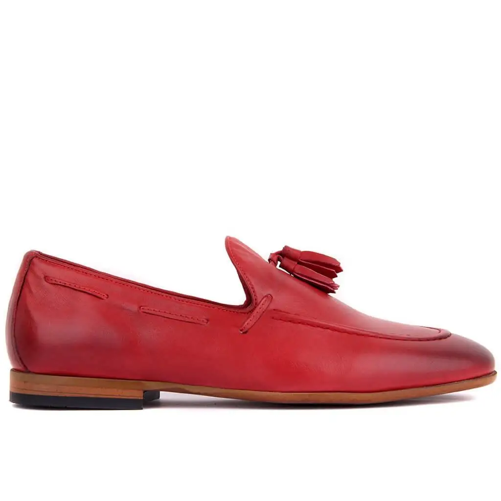 

Sail-Lakers Burgundy Leather Male Shoes