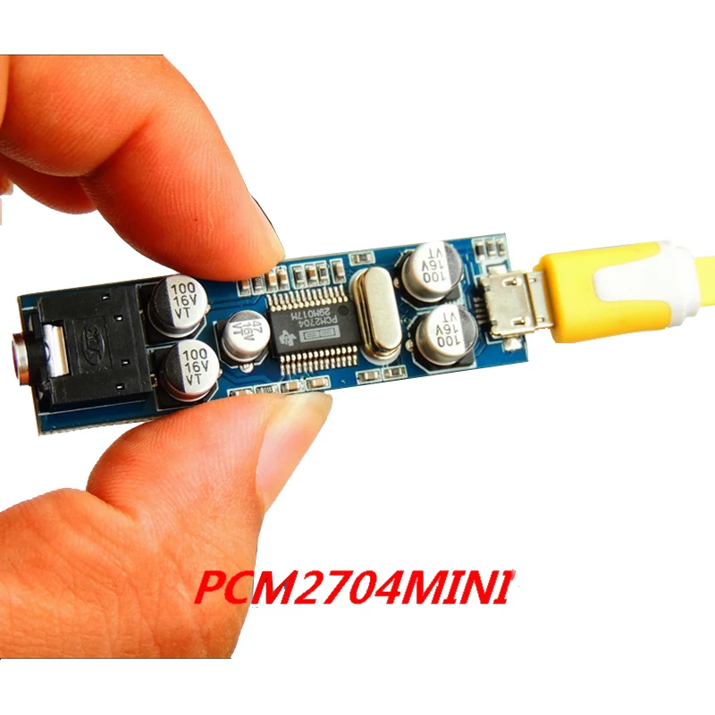 HIFI аудио PCM2704 мини ЦАП Декодер USB внешняя карта MICRO USB для мобильного телефона/ПК T1106