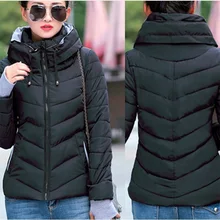 Zogaa зимняя куртка женская парка Толстая зимняя верхняя одежда Большие размеры, S-3XL длинный рукав Толстая хлопковая повседневная куртка тонкое пальто