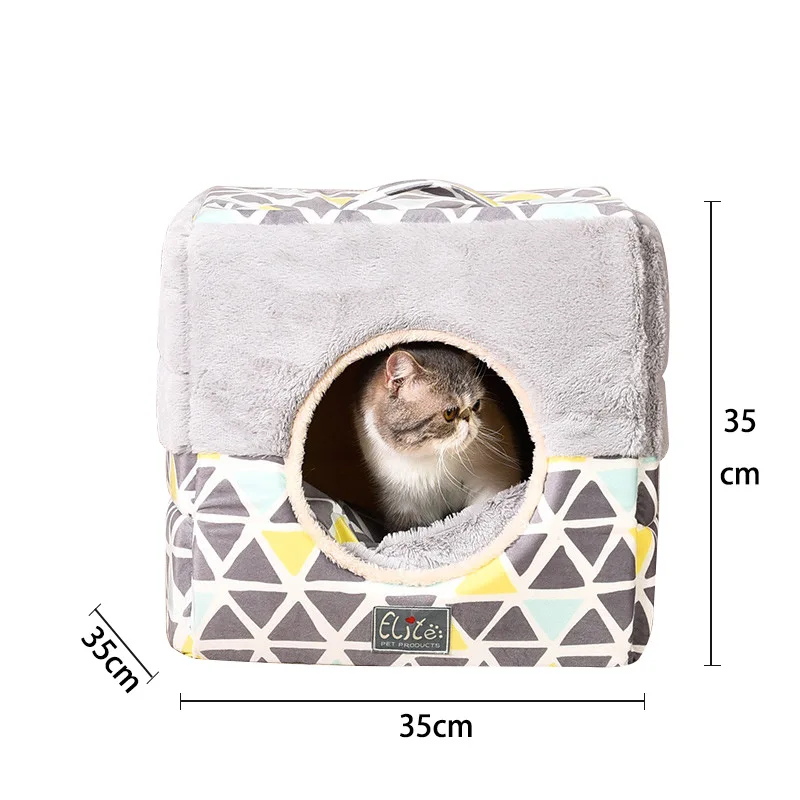 Cat Cube, Cat Ho использование/Cat кондей двойного назначения съемные и моющиеся