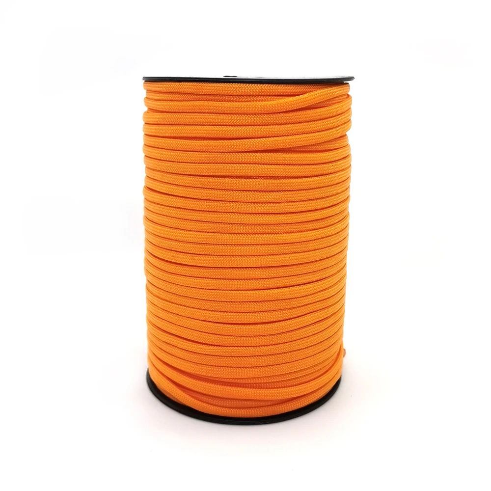 100M 328FT 4mm 7 strands Paracord 550 IB Rope Cuerda Escalada Mil Spec Type Multicolor Parachute Traction Rescue Tied Tent Rope Paracord Rope Braided Paracord Mountaineering Rope
