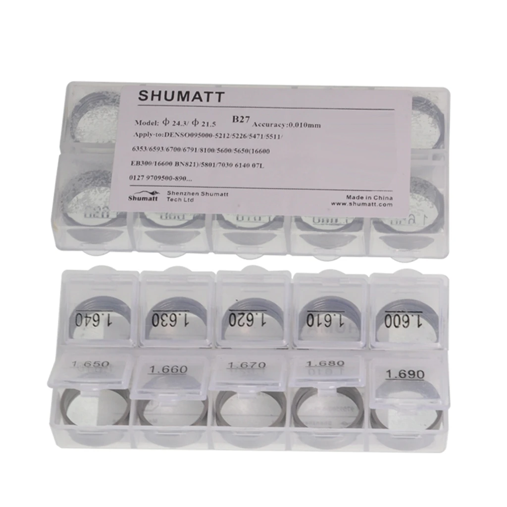 00 Pieces Copper Auto Injector Shims Washers B27 Cylinder Adjusting Shims