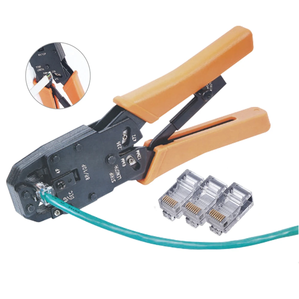 Плоский или круглый инструмент для зачистки кабеля UTP Cat4 Cat6, универсальный инструмент для зачистки кабеля, плоскогубцы для зачистки сети