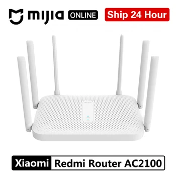 

Xiaomi Redmi Router AC2100 Gigabit 2.4G 5.0GHz strengthen Dual-Band 2033Mbps Wireless Wifi Repeater 6 High Gain Antennas Wider