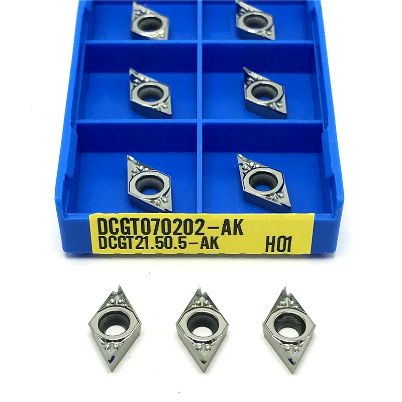 DCGT070208 DCGT 070208 AK H01 Aluminum Insert Cutting Tool Internal turning tool CNC Tools AL +TIN Alloy Wood insert  | Токарный инструмент -4000199248653