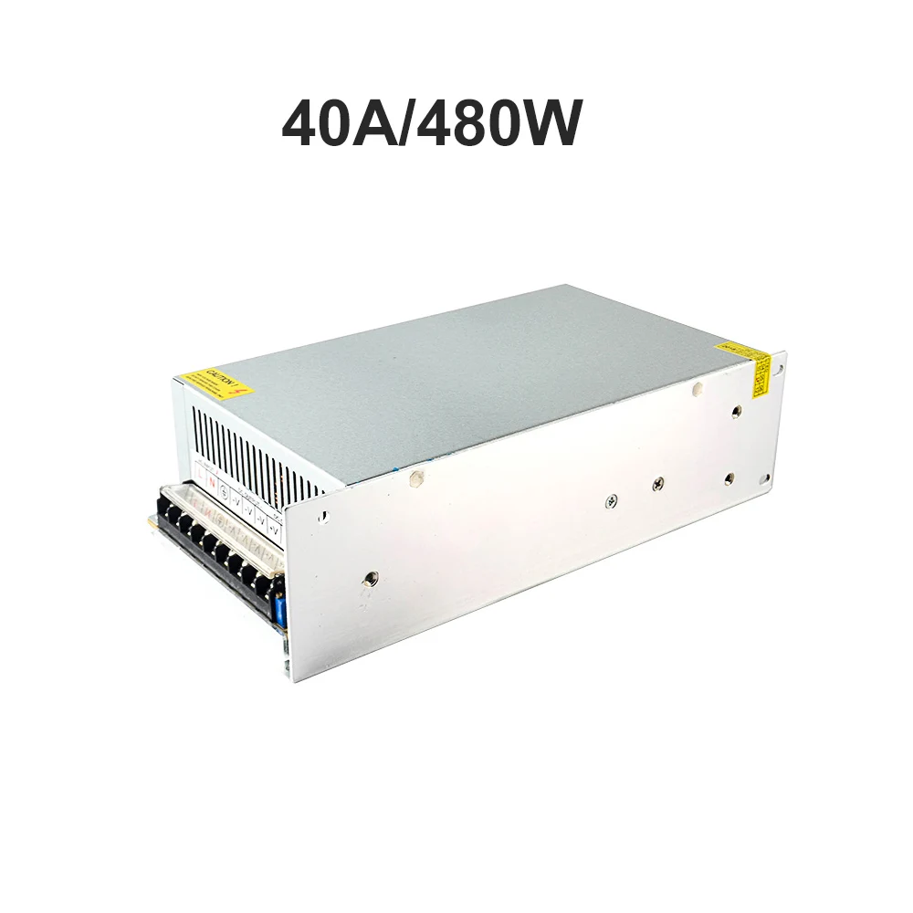 12V 40A DIDIHOU DC 12V светильник ing трансформаторы импульсный источник питания Модуль Драйвер адаптер светодиодные ленты светильник - Цвет: 12V 40A