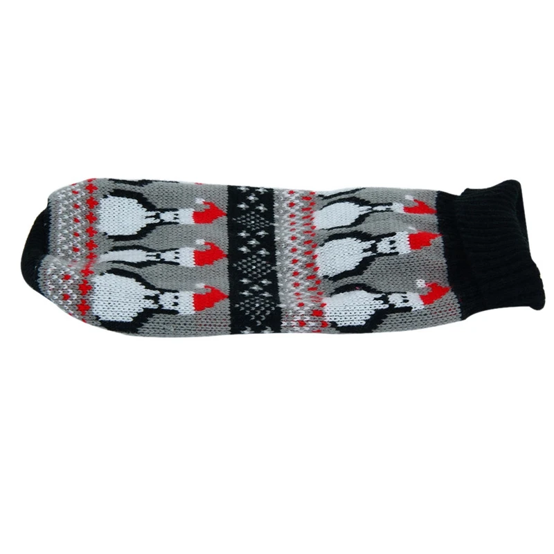 Зимняя теплая одежда для домашних животных свитер с изображением снеговика для Собаки Одежда для щенка пальто вязаный костюм для маленьких собак