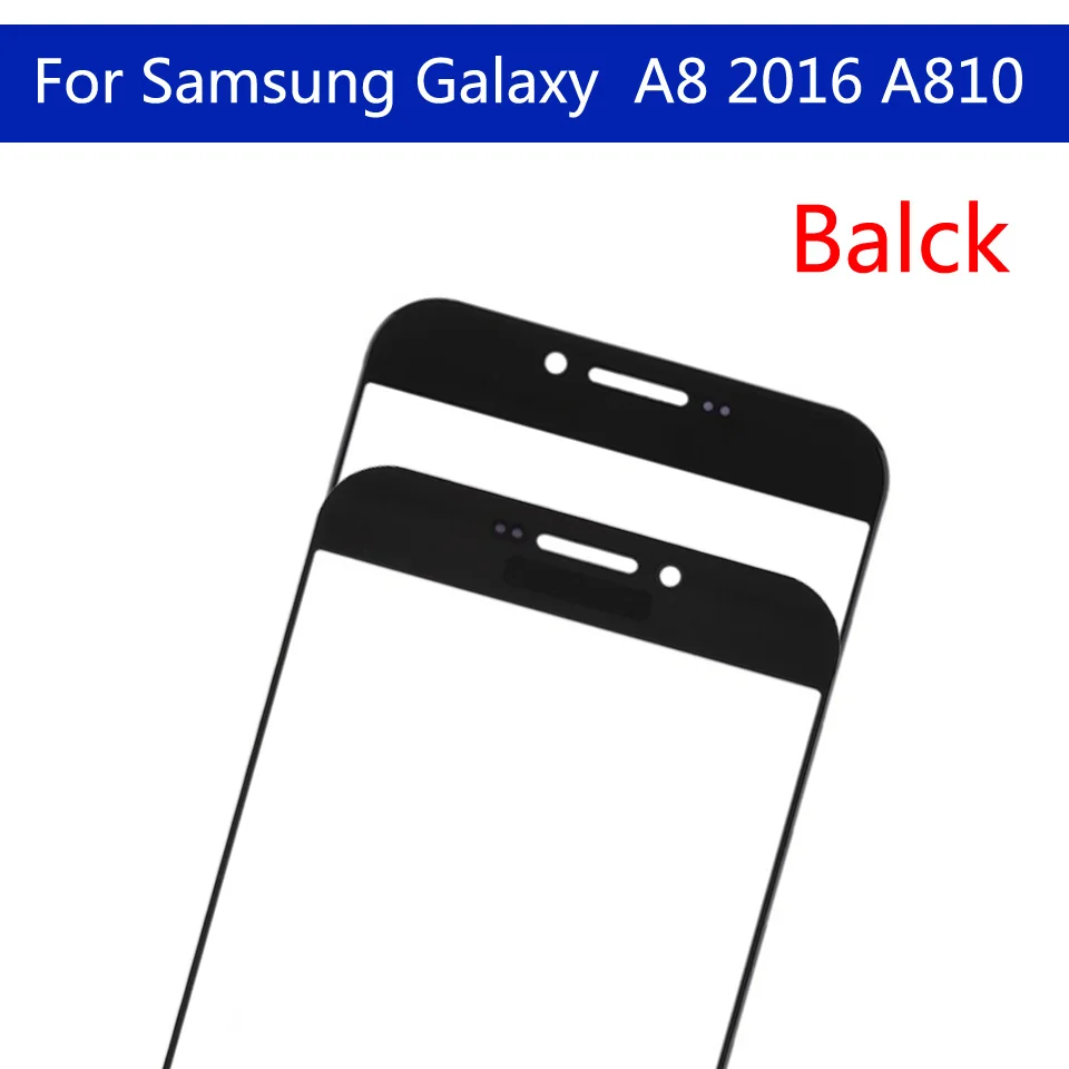 10 шт \ Лот сенсорный экран для Samsung Galaxy A8 2016 A810S A810 A810F A810DS A810H передняя стеклянная