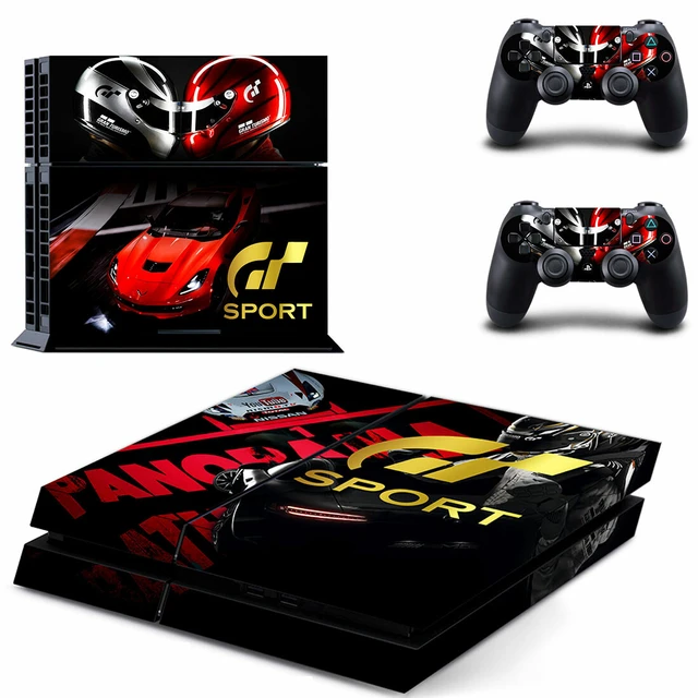 Gran Turismo GT Sport PS4 Slim pegatinas Play station 4 pegatina de piel  para PS4 PlayStation 4 Slim consola y piel de controlador - AliExpress