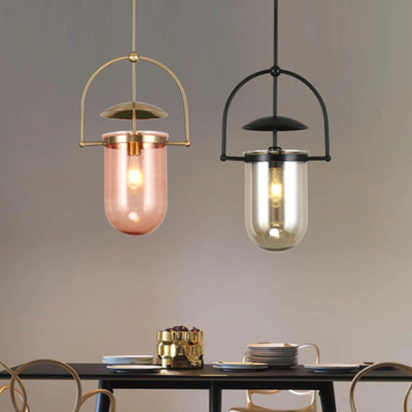 

Nordic Design Creative Bucket Type Pendant Lights Lighting Modern Bedroom Bedside Hanging Lamp Restaurant Decor Light Fixtures