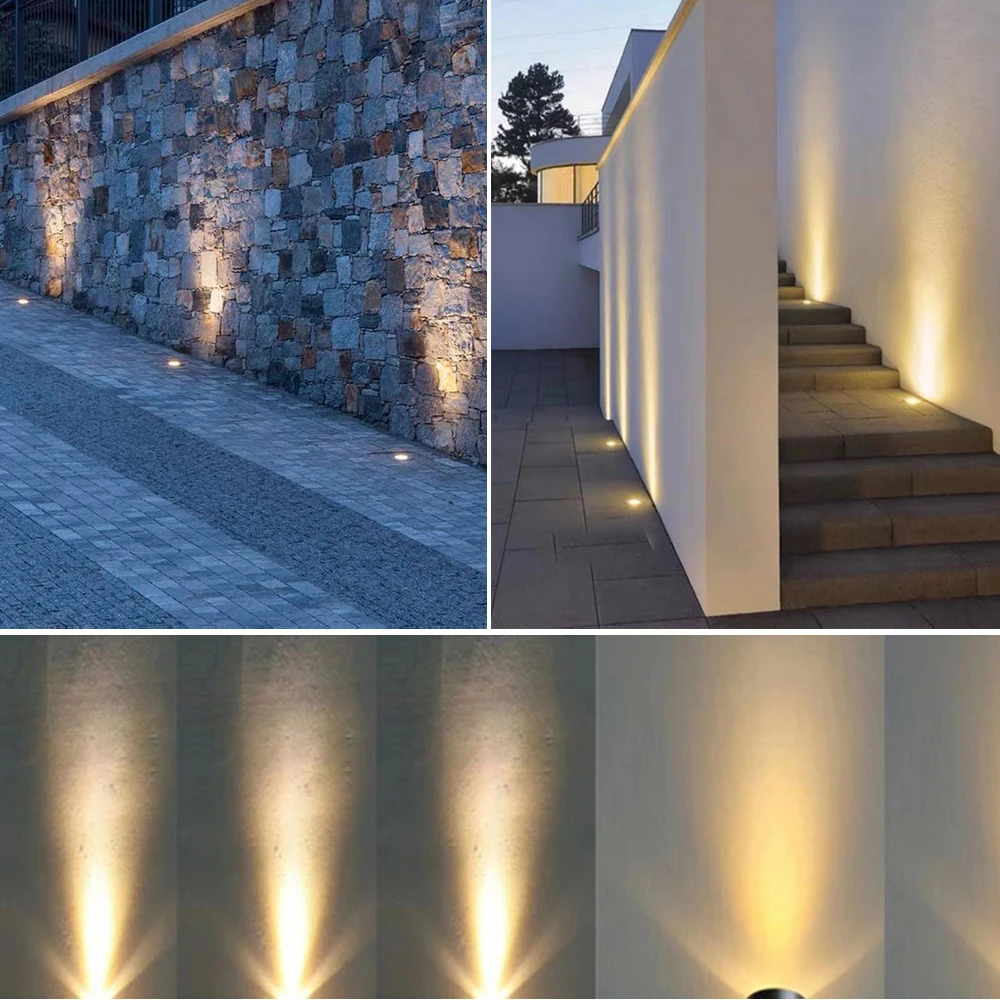 LED Garten Licht 1W 3W Unterirdischen Wasserdichte Boden Led Schritt Lampen  Outdoor Garten Beleuchtung Außen Terrasse Boden Led scheinwerfer -  AliExpress