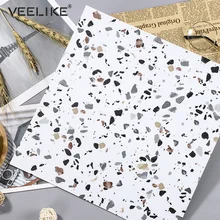 Vinyl Floor Stickers for Kitchen Living Room Home Decor Self-adhesive  Tiles Patches Modern DIY Wall Renovation Marble Wallpaper