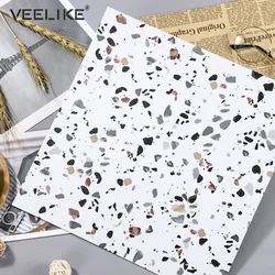 Vinyl Floor Stickers for Kitchen Living Room Home Decor Self-adhesive  Tiles Patches Modern DIY Wall Renovation Marble Wallpaper