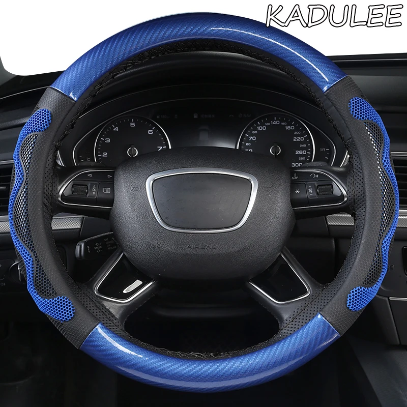 KADULEE Microfiber Leather Car Steering Wheel Cover For Isuzu D Max