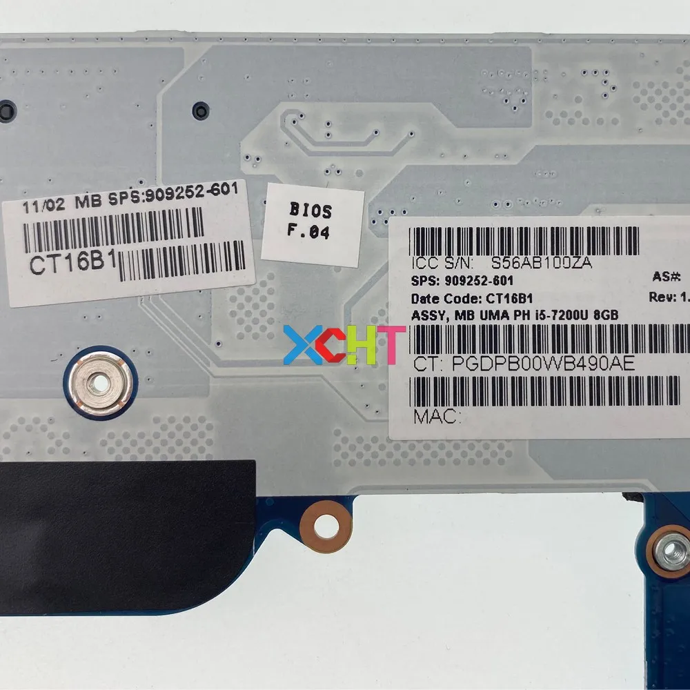 remarkable  909252-601 909252-001 6050A2867801 UMA w i5-7200U CPU 8GB RAM for HP ENVY Notebook 13-ab Series 13T