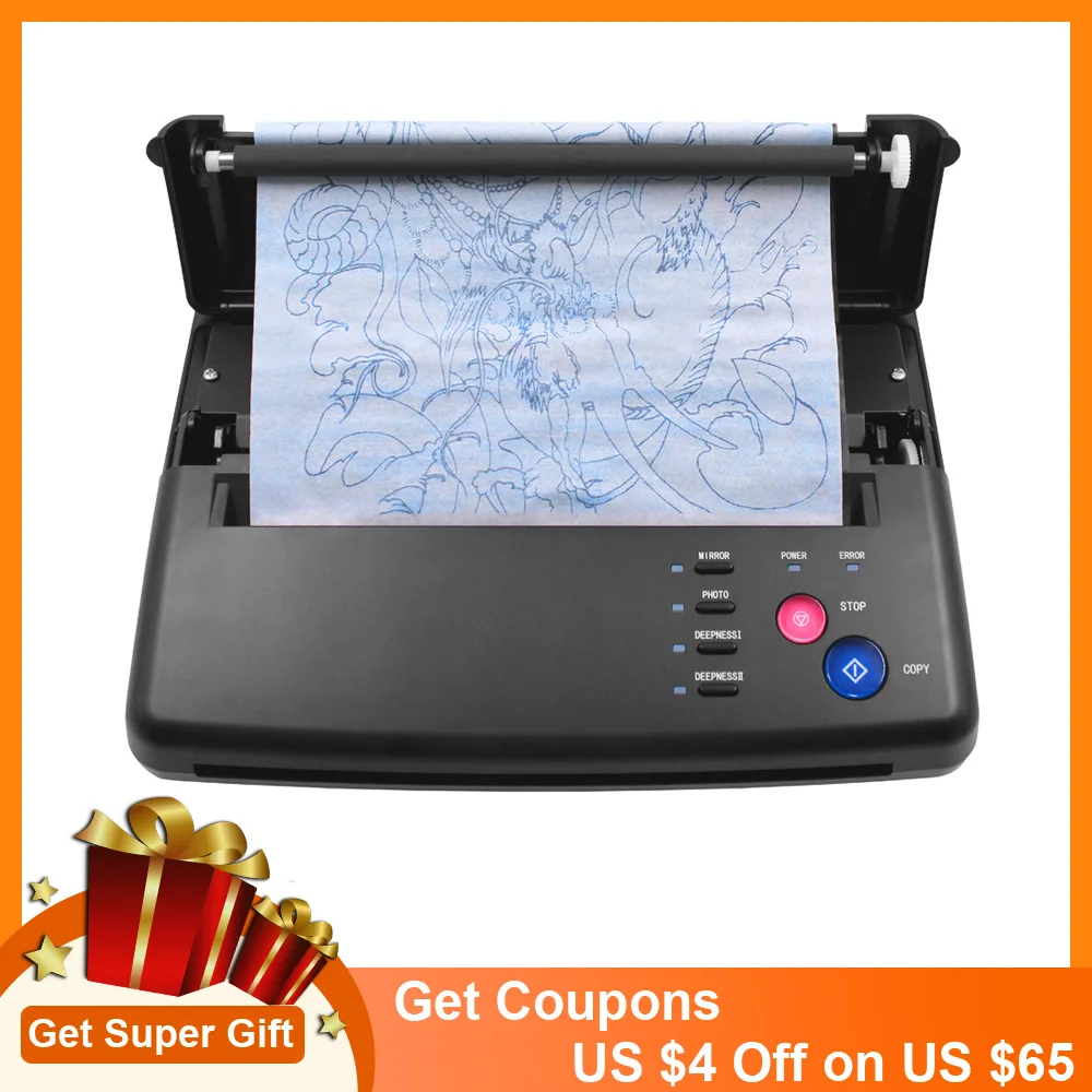 

Tattoo Transfer Machine Copy Stencil Machine Printer Drawing Thermal Stencil Maker Copier for Tattoo Transfer Paper Supply