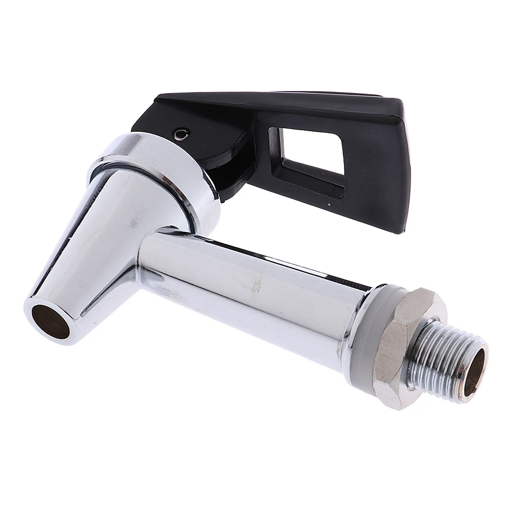Coffee Hot Drink Faucet Coffee Hot Beverage Tap Silver Domestic 1/4 inch 12mm Flow Control Faucet  Coffee Hot Beverage Tap