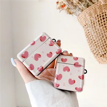 

Cute Love Heart For Apple Airpods Cover Silicone Headphones Case Box For Airpods Pro/2/1 Earphone Case Cartoon Charging Funda