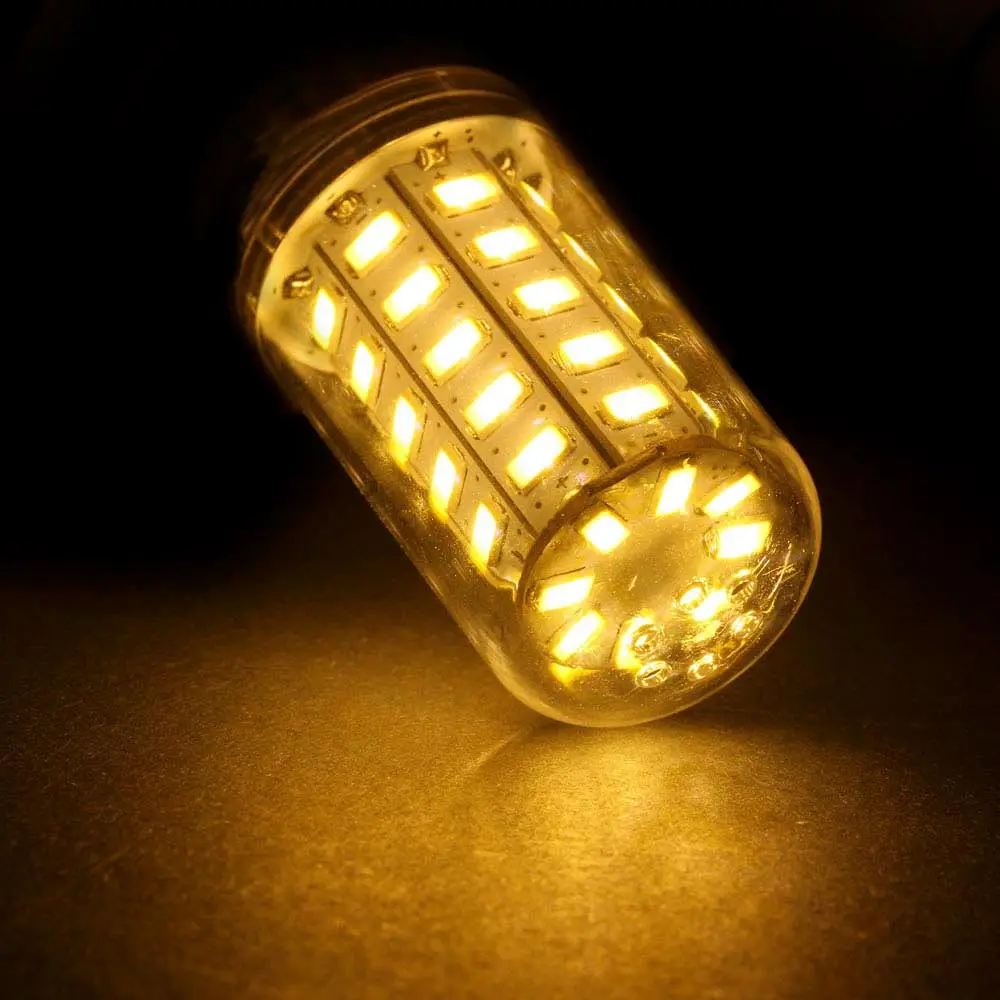 Светодиодная лампа кукуруза SMD5730 E27 GU10 B22 E14 G9 7 Вт 12 15 18 360 градусветильник 110 В 220