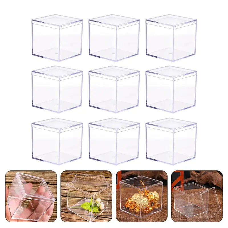 2pcs-24pcs Acrylic Limited Special Price Candy Boxes Nippon regular agency Plastic Box Bis Transparent