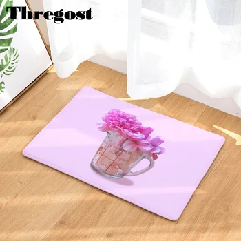 

Thregost Mat for Bathroom 3D Print Non Slip Bathtub Mats Door Rugs Outdoor Doormat for Entrance Door Kitchen Rug Washable