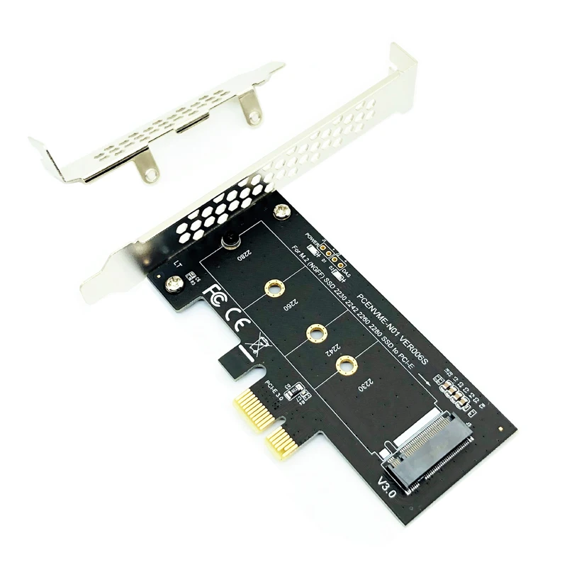 NVME Adapter PCI-E 3.0 x1 to M.2 NVMe M Key Slot Converter with Low Profile Bracket for Samsung PM961 960EVO SM961 PM951 M2 SSD ssd adapter card,m.2 to pcie adapter,pcie adapter card,m.2 expansion card,pcie expansion card