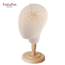YouLaPan HP136 свадебный гребень для невесты повязка на голову с жемчуга и кристаллы для свадьбы диадемы свадебный гребень свадебные аксессуары для заколка для невесты