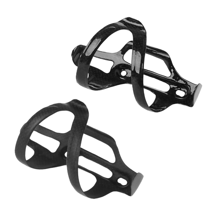 Side Pull Carbon Bicycle Bottle Cage Water Bottle Holder Cycling Fulll Carbon Fiber MTB Bike Road Bicycle Carbon Water Bottle cage Mount 19G 