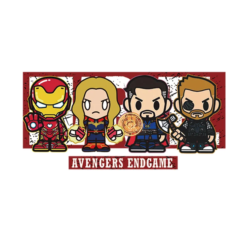 

1pcs The Avengers Hot Patch for Clothing Iron On Heat Transfer Patches DIY Children Badges T-shirt Thermal Transfer Sticker
