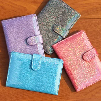 

Bag Unisex Multifunction Bright Surface Passport Bag Shining Leather Cover Card ID Holder Storage Organizer Handbag Cluth Bag