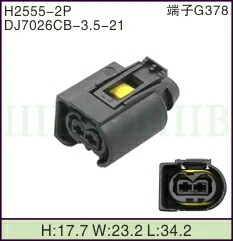 

Free shipping 100pcs DJ7026CB-3.5-21 2Pin 3.5mm AMP Car Electrical Wire Connectors for VW,BMW,Audi,Toyota,NISSAN