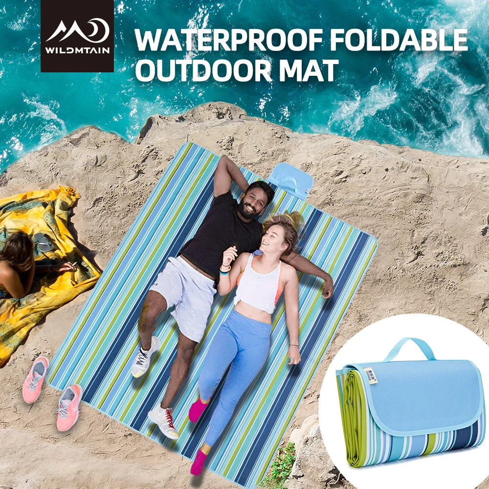 Big Size Waterproof Foldable Outdoor Camping Sleeping Mat Widen Picnic Mat Plaid Beach Blanket Baby Multiplayer Tourist Mat Camping Mat Aliexpress
