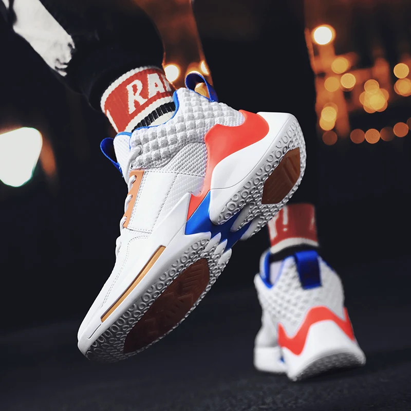 Basketball Shoes Men Lebron High Top Basketball Sneakers Men Training Ankle Boots Outdoor Men Colorful Sport Shoes