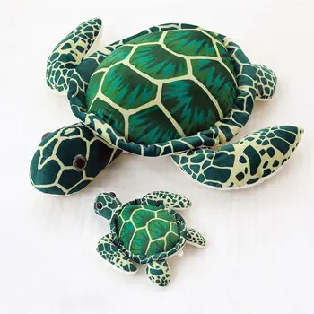 

80cm Soft Realistic Tortoise Plush Toy Stuffed Animal Pillow Sofa Car Cushion Children Birthday Gift Home Furnishings