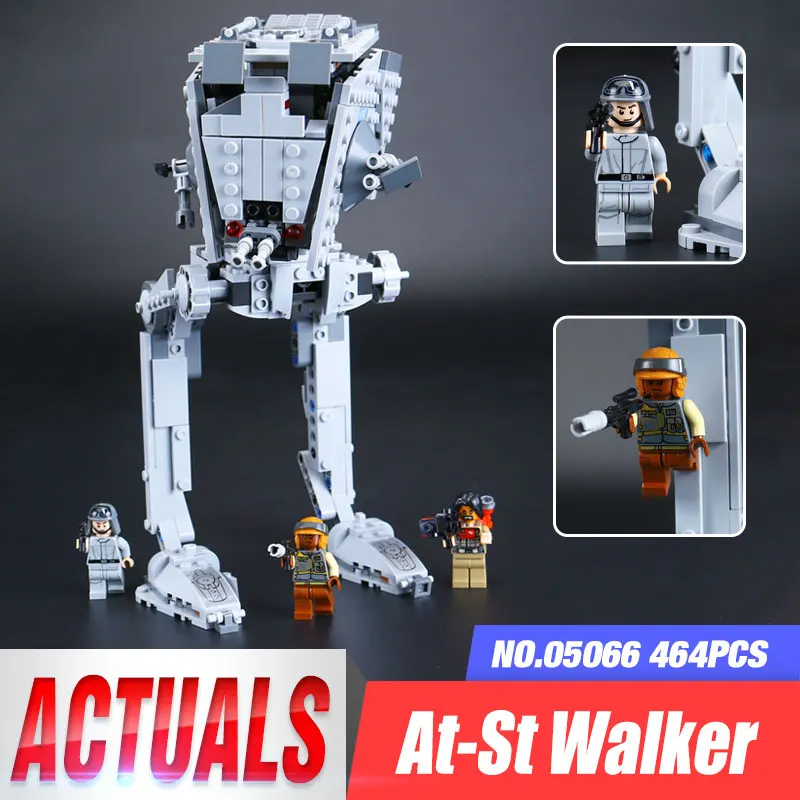 DHL 05066 Звездные войны 75153 Rogue One ATST Walker модель Обучающие строительные блоки кирпичи детские рождественские игрушки в качестве подарка