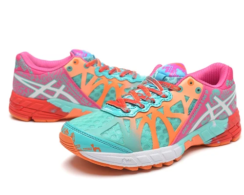As the pic Новое поступление, официальная женская обувь Asics Gel-Noosa TRI9, дышащая устойчивая обувь для бега, уличная теннисная обувь Hongniu - Цвет: As the pic