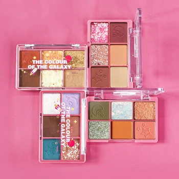 

Makeup Eye-Opening Six-Color Eyeshadow Compact Earth Color Nude Makeup Multi-color Makeup Pearlescent Eyeshadow Palette
