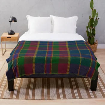 

Soft Blanket for Bed Sherpa Flannel Fleece Blanket Home Travel Sofa Soft Throw Blanket Lands End Maroon Tartan