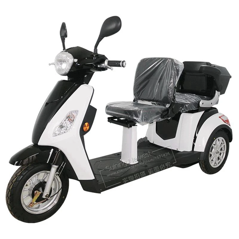 Triciclo para personas mayores, motocicleta de tres ruedas con Motor, movilidad con 2 asientos|Bicicleta| - AliExpress