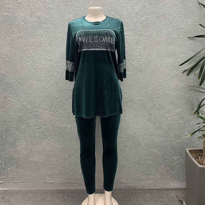 Houseofsd 2024 Winter Women Sportswear Tracksuit African American Girl Style Ladies Fashion Suit 5