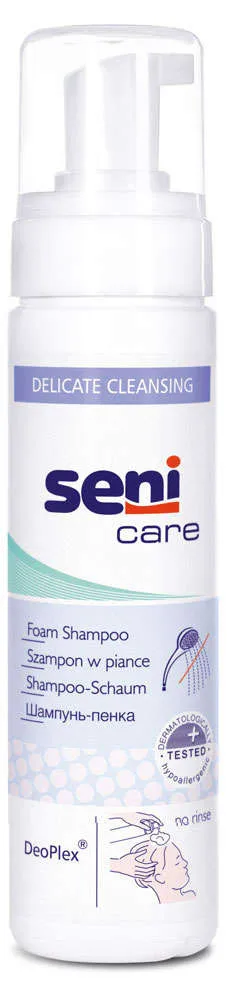 Шампунь-пенка для мытья волос без воды «Care» Seni, 200 мл