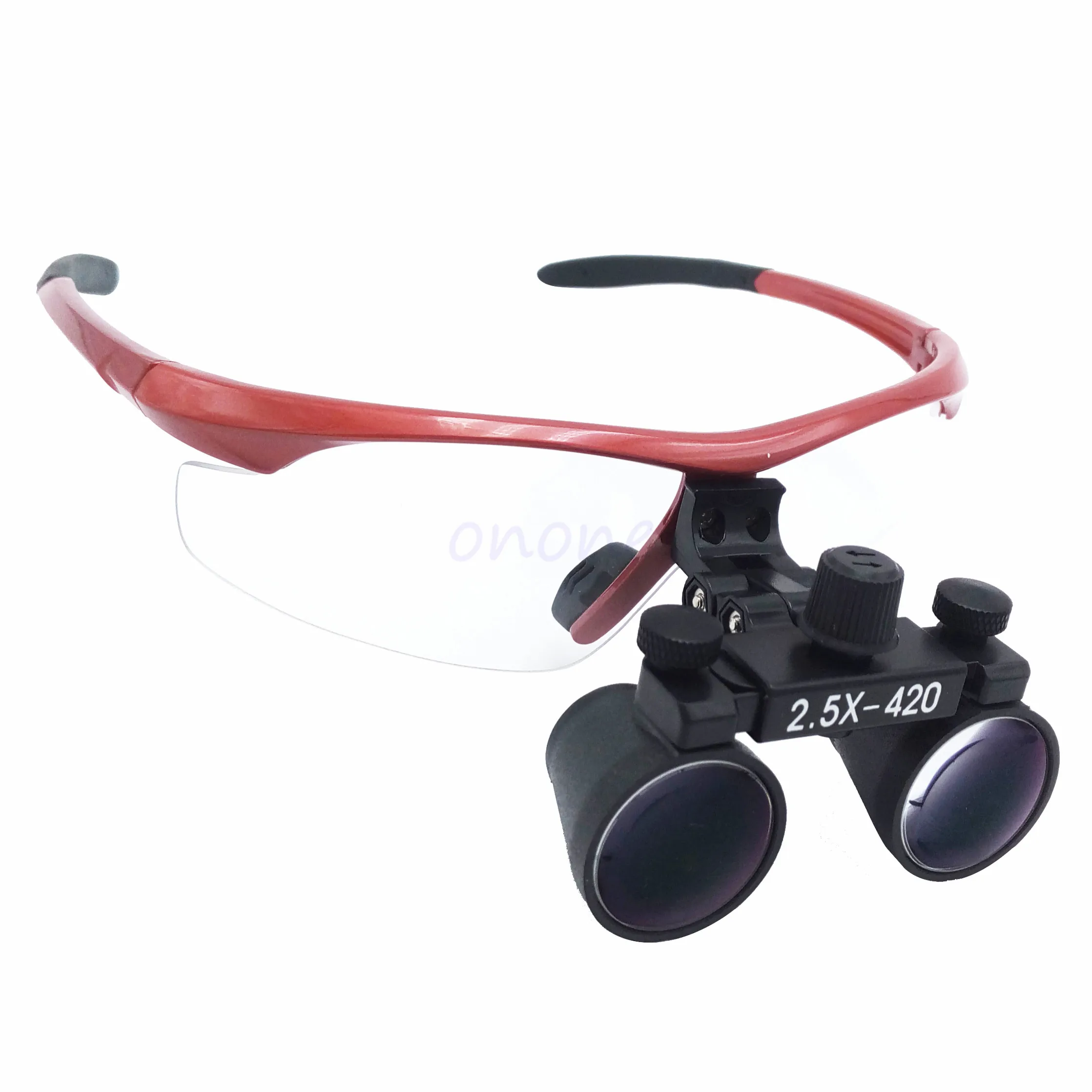 

2.5X Magnification Dental Loupes for Medical Galileo Magnifier with Surgical Magnifying Angle Adjustable