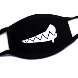 Super Cute Breathable Kawaii Cotton Face Mask - Anime Smile Design, Unisex (67)
