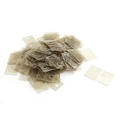 

300pcs 13mm x 18mm x 0.12mm Mica Insulator Sheet