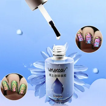 

1 Bottle Water Droplets Gel Nail Polish Gel Magic Smudge Bubble Gel Nail DIY Varnish With Top&Base Coat Manicure Decoration