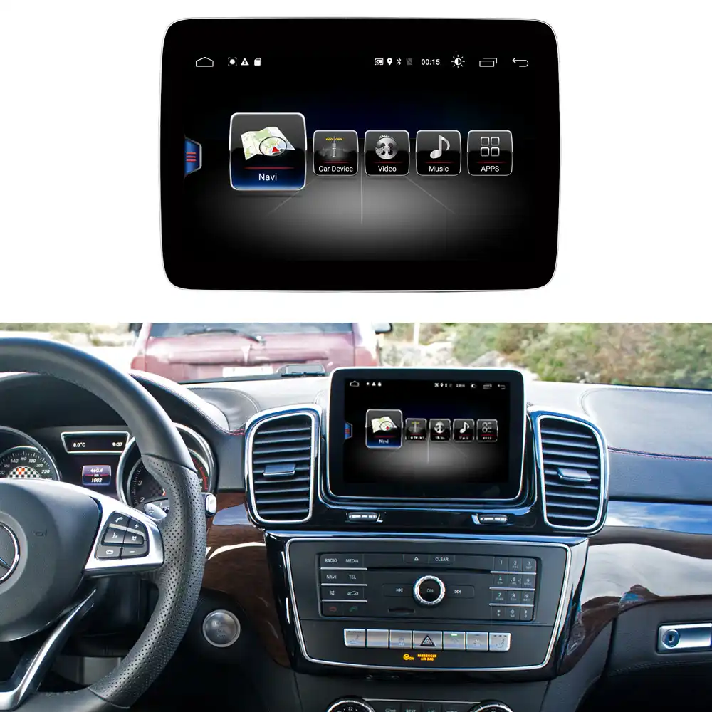 Android のマルチメディアタッチスクリーンメルセデス ベンツ Ml Gl W166 X166 車 Comand ディスプレイのアップグレードラジオの Bluetooth Gps ナビゲーション Car Monitors Aliexpress