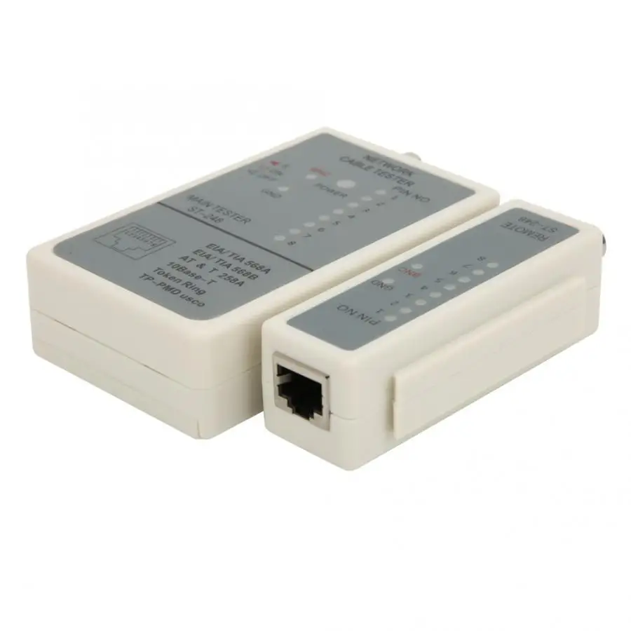 Сетевой тестер коаксиального кабеля RJ45/RJ12/RJ11 LAN Кабельный тестер инструмент поиска линии