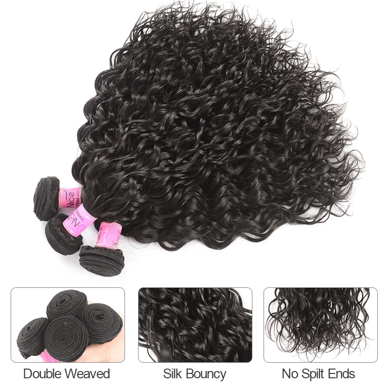 Remy Human Hair Water Wave Weave Bundles