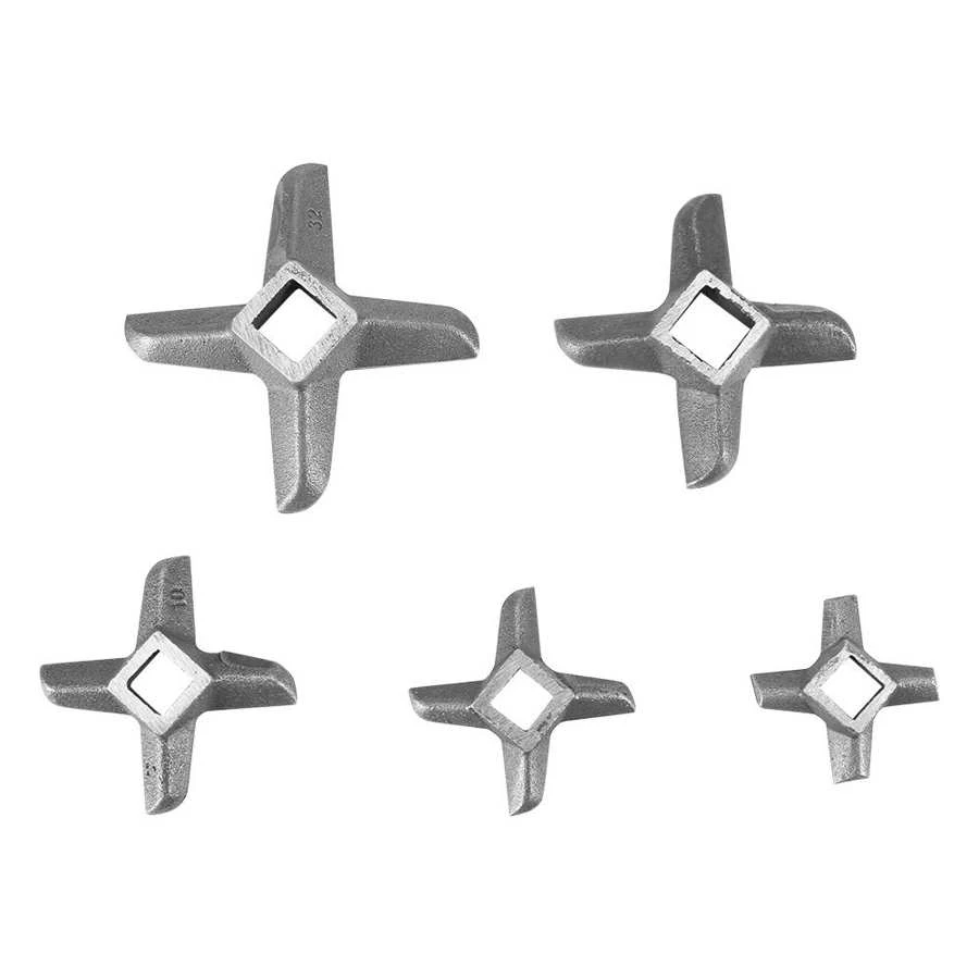 Meat Grinder Parts 4 Blade Square Hole Meat Grinder Crusher Mincer Plate  Knife Kitchen Meat Grinding Machine Accessories - Meat Grinder Parts -  AliExpress